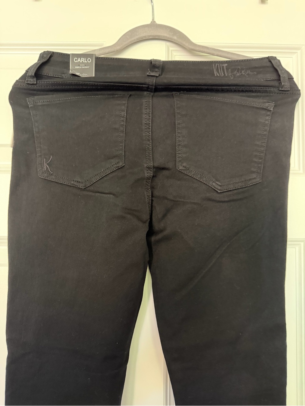 NWT Kut from the Kloth Black Carlo Skinny Ankle Jeans - Picture 7 of 8
